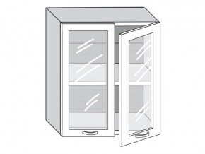 1.60.4 Шкаф настенный (h=720) на 600мм с 2-мя стек.дверцами в Заречном - zarechnyj.магазин96.com | фото