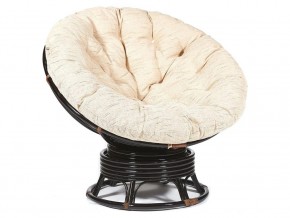 Кресло-качалка Papasan w 23/01 B с подушкой Antique brown, ткань Старт в Заречном - zarechnyj.магазин96.com | фото