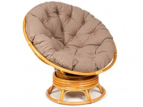 Кресло-качалка Papasan w 23/01 B с подушкой Honey, экошерсть Коричневый в Заречном - zarechnyj.магазин96.com | фото