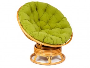 Кресло-качалка Papasan w 23/01 B с подушкой Honey, флок Олива в Заречном - zarechnyj.магазин96.com | фото