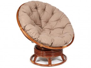 Кресло-качалка Papasan w 23/01 B с подушкой Pecan, экошерсть Коричневый в Заречном - zarechnyj.магазин96.com | фото