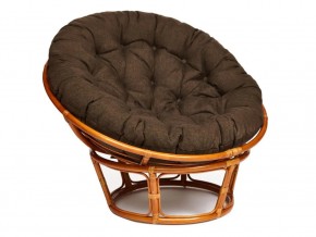 Кресло Papasan 23/01 W с подушкой Cognac, ткань Коричневый в Заречном - zarechnyj.магазин96.com | фото