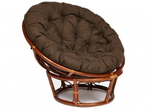 Кресло Papasan 23/01 W с подушкой Pecan, ткань Коричневый в Заречном - zarechnyj.магазин96.com | фото